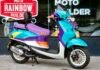 Nyentrik Abis! Yamaha Grand Filano Hybrid Disulap Jadi Skutik Urban Rally 80-an