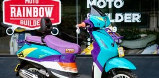 Nyentrik Abis! Yamaha Grand Filano Hybrid Disulap Jadi Skutik Urban Rally 80-an