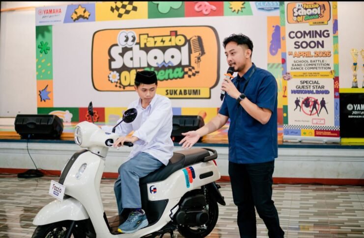 Yamaha School of Skena Sukabumi, Fazzio Hybrid Makin Dekat Sama Anak SMA