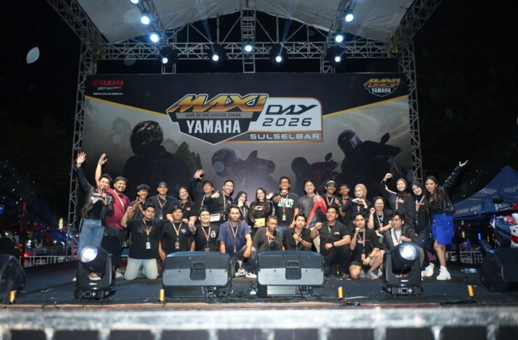 MAXi Yamaha Day 2026 Bone Pecah, Ribuan Riders Sulawesi Ramaikan Spirit “More Than Ride”