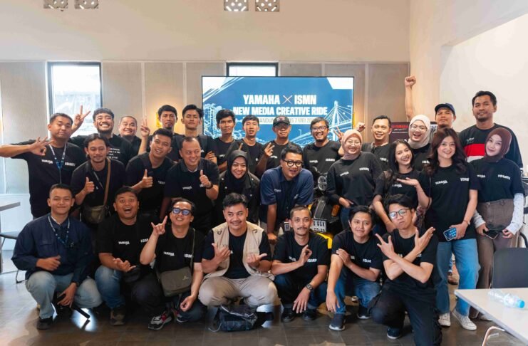 Yamaha Jawa Barat Gandeng ISMN Gelar “New Media Creative Ride” di Bandung