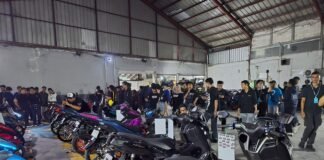 Y-Squad Cirebon Area Jadi Wadah Kolaborasi Rider Yamaha, 150 Bikers Ramaikan Night Party