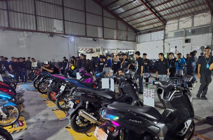 Y-Squad Cirebon Area Jadi Wadah Kolaborasi Rider Yamaha, 150 Bikers Ramaikan Night Party