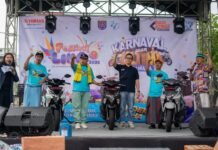 Karnaval GEAR ULTIMA Ramaikan Ciledug, Yamaha Padukan Hiburan, Budaya, dan Teknologi