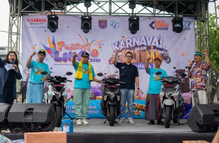 Karnaval GEAR ULTIMA Ramaikan Ciledug, Yamaha Padukan Hiburan, Budaya, dan Teknologi
