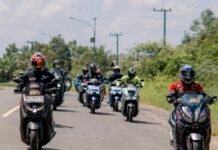 Jelajahi Jantung Borneo, MAXi Tour Boemi Nusantara Buktikan Ketangguhan Matic Premium Yamaha