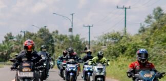 Jelajahi Jantung Borneo, MAXi Tour Boemi Nusantara Buktikan Ketangguhan Matic Premium Yamaha