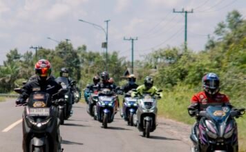 Jelajahi Jantung Borneo, MAXi Tour Boemi Nusantara Buktikan Ketangguhan Matic Premium Yamaha