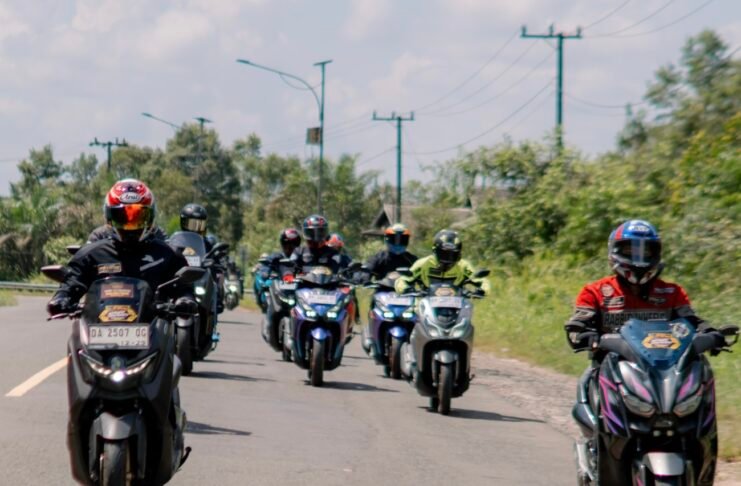 Jelajahi Jantung Borneo, MAXi Tour Boemi Nusantara Buktikan Ketangguhan Matic Premium Yamaha