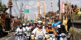 Riding Bareng Baskara, Anak Muda Bali Makin Kompak Naik Grand Filano
