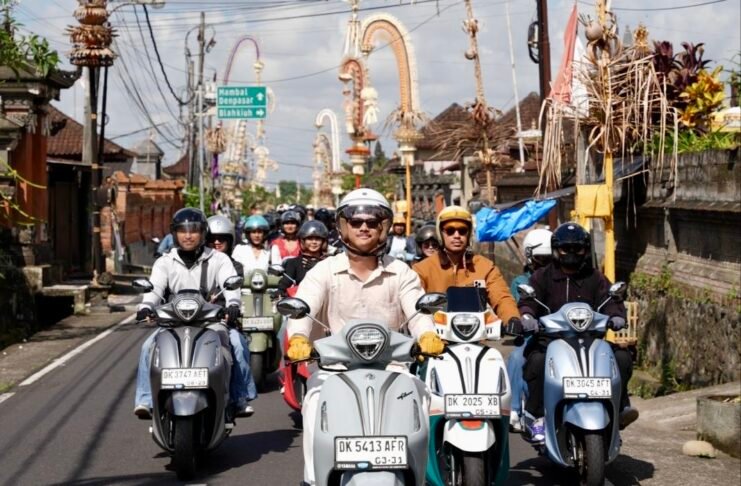 Riding Bareng Baskara, Anak Muda Bali Makin Kompak Naik Grand Filano