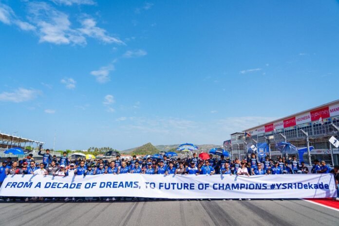 Perayaan 1 Dekade Yamaha Sunday Race di sirkuit internasional Mandalika